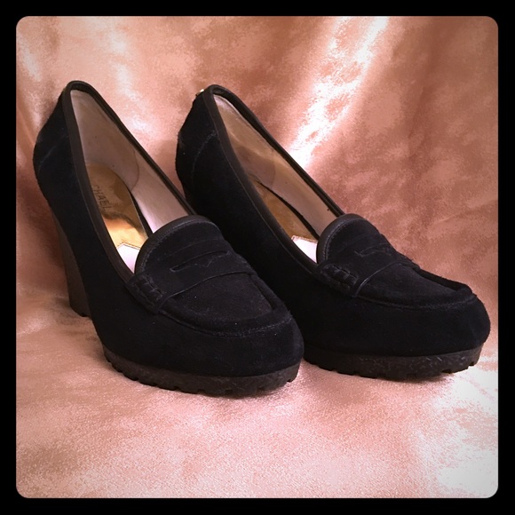 Michael Kors Black Wedges ÑWOT - Picture 1 of 8